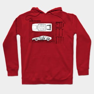 80s ITALIAN SUPERCAR - road test data Hoodie